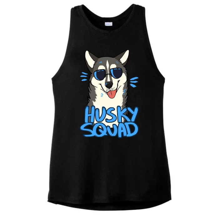 Husky Squad Ladies Tri-Blend Wicking Tank