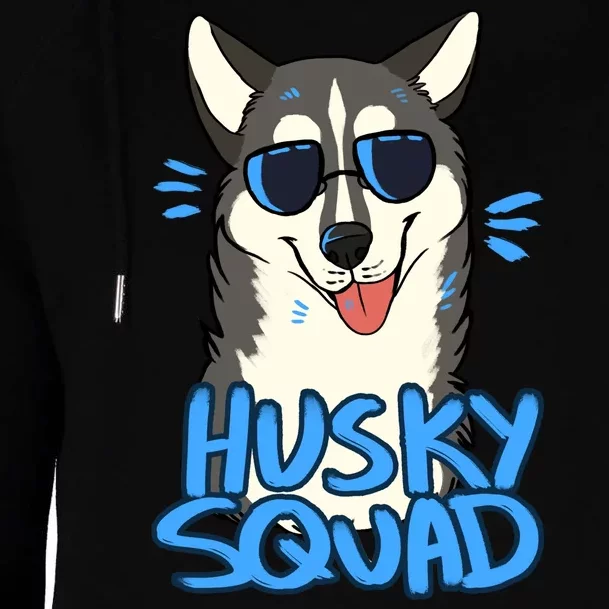 Husky Squad Womens Funnel Neck Pullover Hood