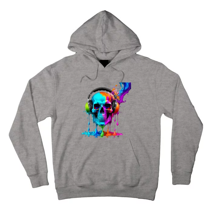 Headphone Skull Tall Hoodie