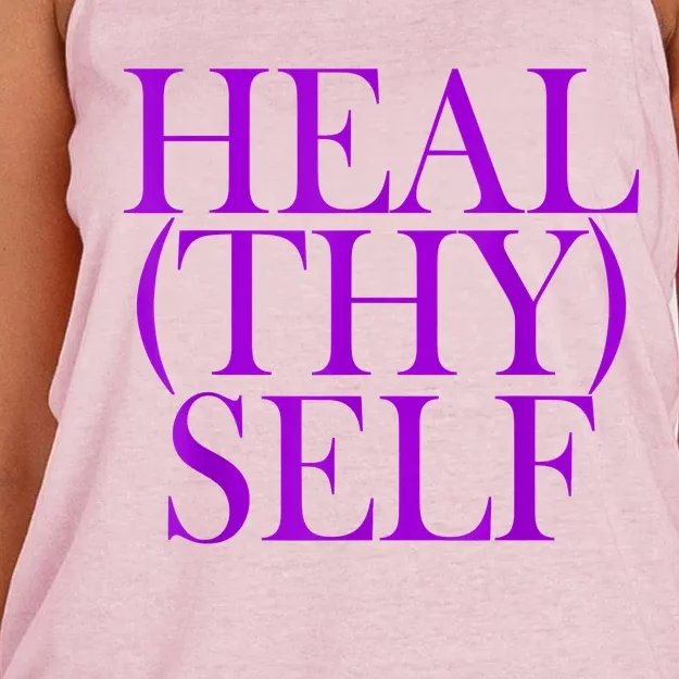 Heal(thy) Self Women's Knotted Racerback Tank