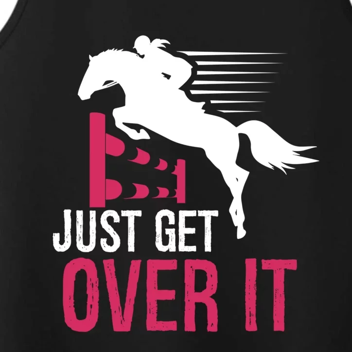 Horse Show Horseback Riding Cool Gift Performance Tank