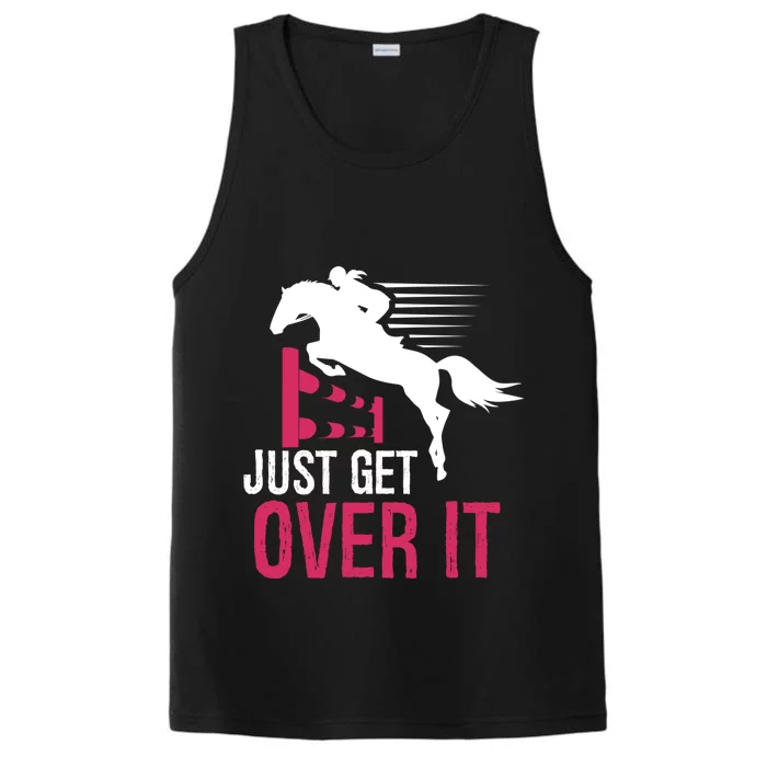 Horse Show Horseback Riding Cool Gift Performance Tank