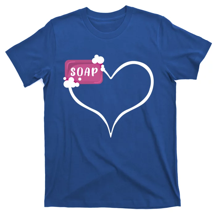 Handmade Soap Heart Soap Maker Cute Soap Making Gift T-Shirt