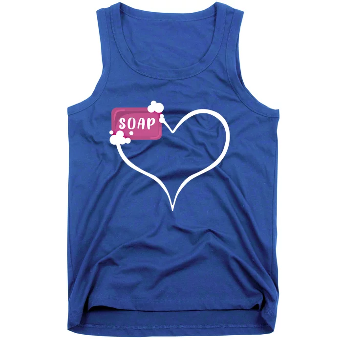 Handmade Soap Heart Soap Maker Cute Soap Making Gift Tank Top