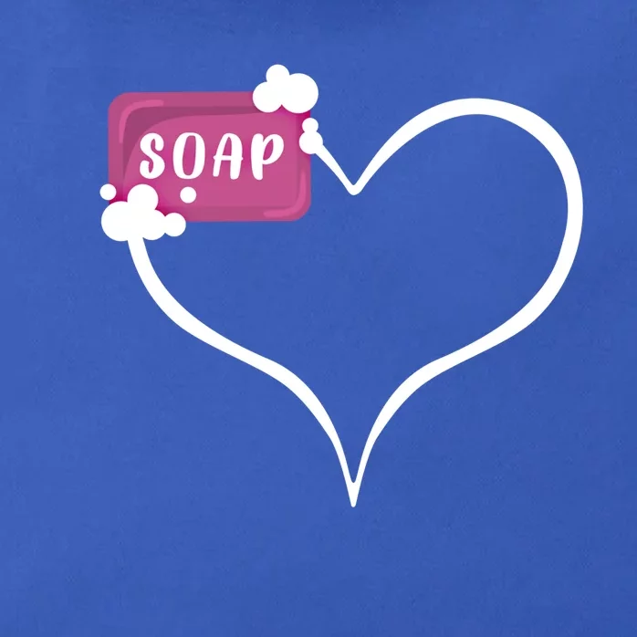 Handmade Soap Heart Soap Maker Cute Soap Making Gift Zip Tote Bag