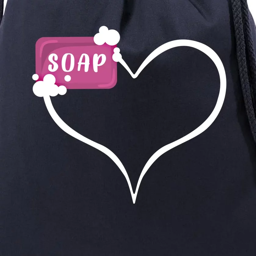 Handmade Soap Heart Soap Maker Cute Soap Making Gift Drawstring Bag