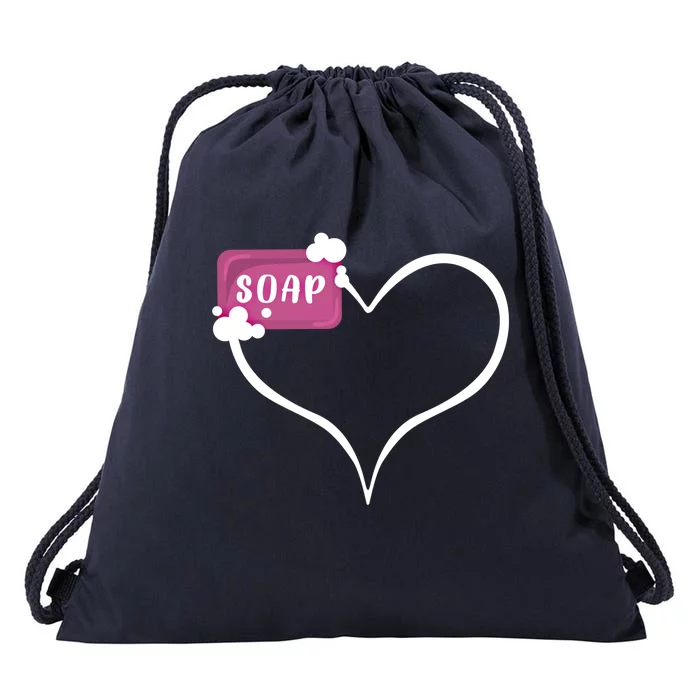 Handmade Soap Heart Soap Maker Cute Soap Making Gift Drawstring Bag