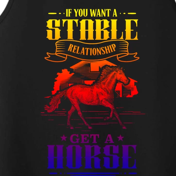 Horse Show Horseback Riding Gift Performance Tank