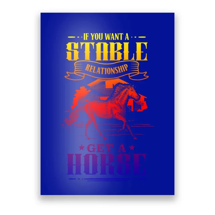 Horse Show Horseback Riding Gift Poster