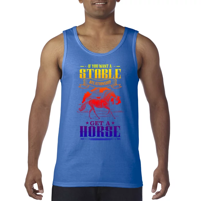 Horse Show Horseback Riding Gift Tank Top