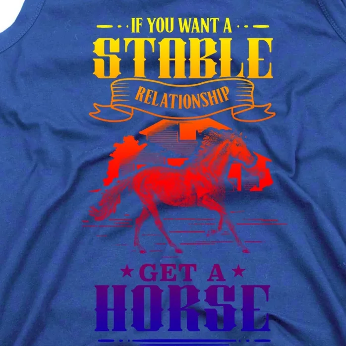 Horse Show Horseback Riding Gift Tank Top