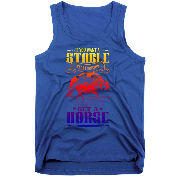 Horse Show Horseback Riding Gift Tank Top