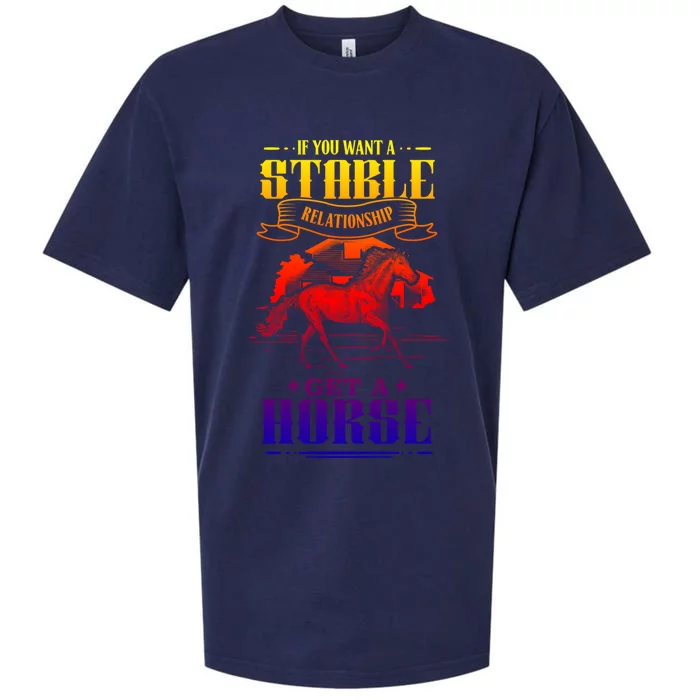 Horse Show Horseback Riding Gift Sueded Cloud Jersey T-Shirt