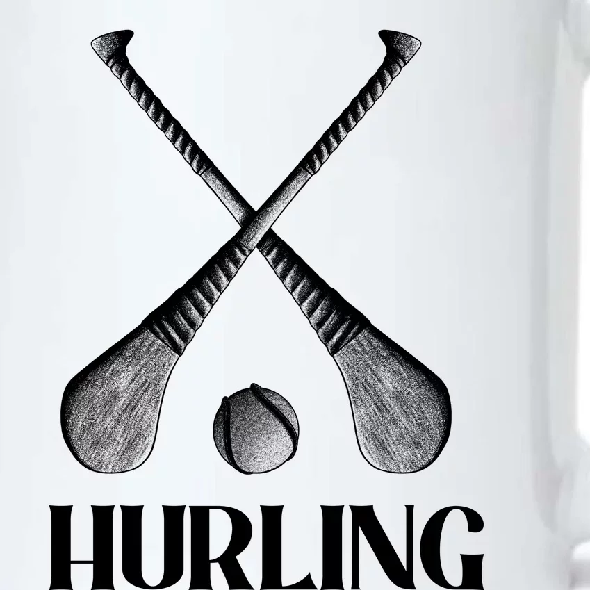 Hurling Sticks Black Color Changing Mug