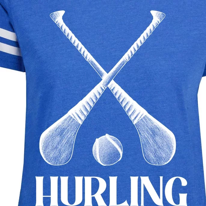 Hurling Sticks Enza Ladies Jersey Football T-Shirt