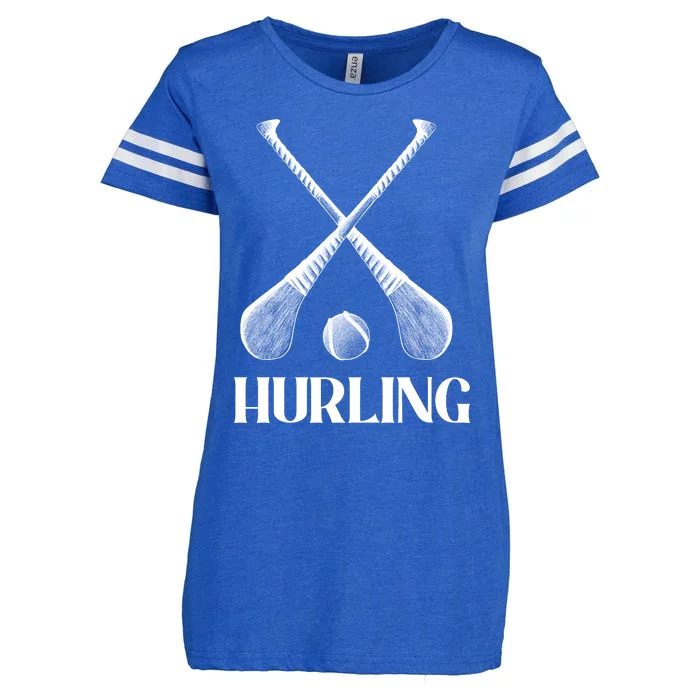 Hurling Sticks Enza Ladies Jersey Football T-Shirt