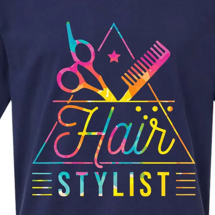 Hair Stylist Hair Stylist And Hair Styling Sueded Cloud Jersey T-Shirt