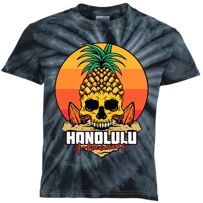 Hawaii Surfer I Honolulu Surf I Honolulu Hawaii Kids Tie-Dye T-Shirt