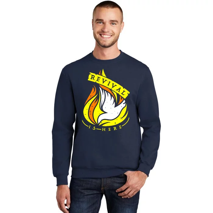 Holy Spirit Is Fire Of Revival Is Here Christian Sweatshirt