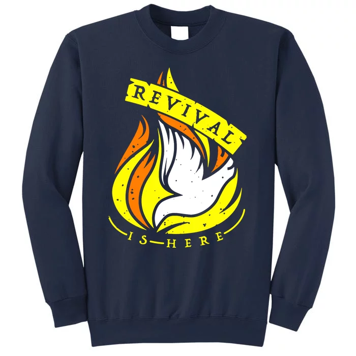 Holy Spirit Is Fire Of Revival Is Here Christian Sweatshirt