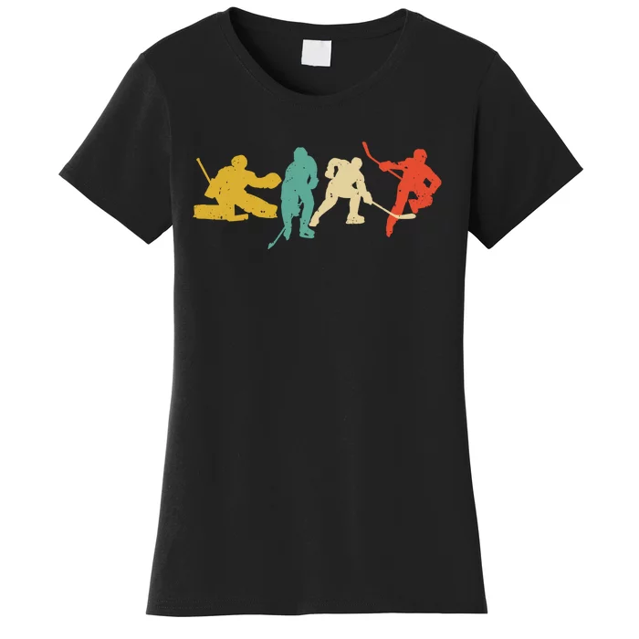 Hockey Stick Ice Hockey Vintage Women's T-Shirt