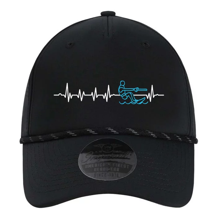 Heartbeat Ski Instructor Skiing Winter Sports Gift Skier Performance The Dyno Cap