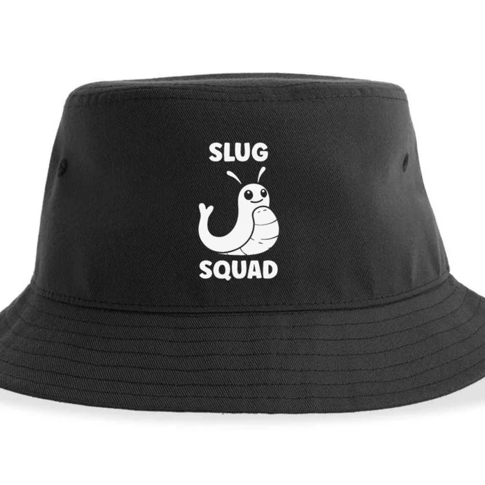 Humor Slugs Insect Cute Minimalist Simple Squad Slug Sustainable Bucket Hat