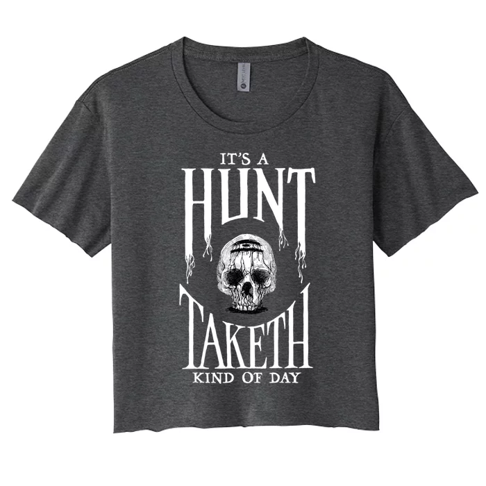 Hunt: Showdown It's A Hunt Taketh Kind Of Day Women's Crop Top Tee