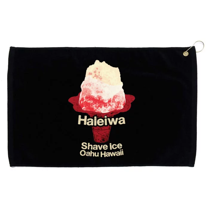 Hawaii Shave Ice Retro Haleiwa Grommeted Golf Towel