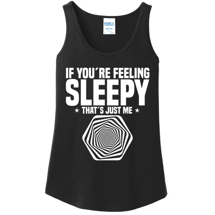 Hypnotist Spiral Illusion Ladies Essential Tank