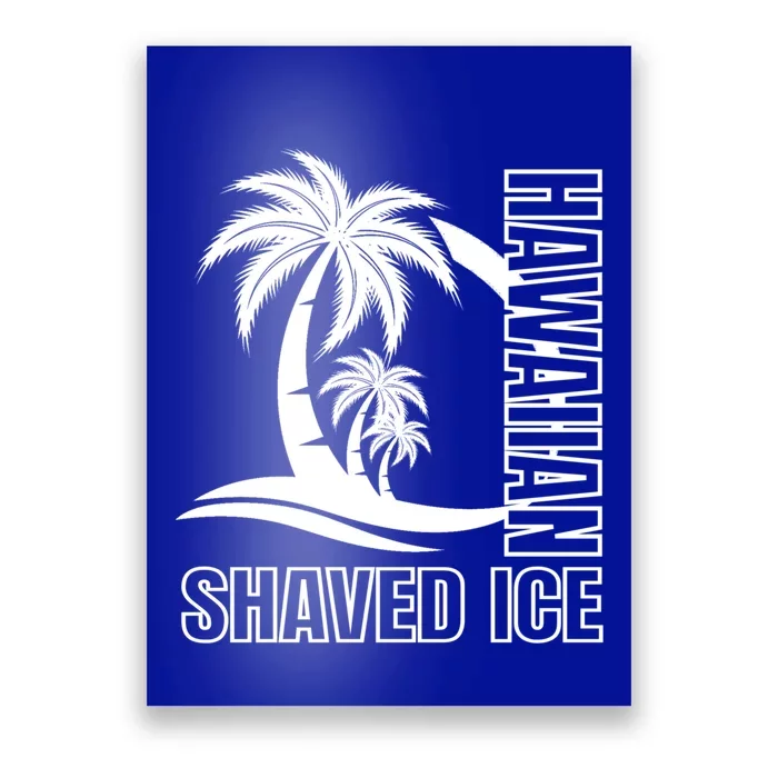 Hawaiian Shaved Ice Concession Food Truck Gift Poster