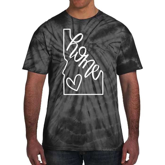 Home State Idaho Home Handlettered Graphic Tie-Dye T-Shirt