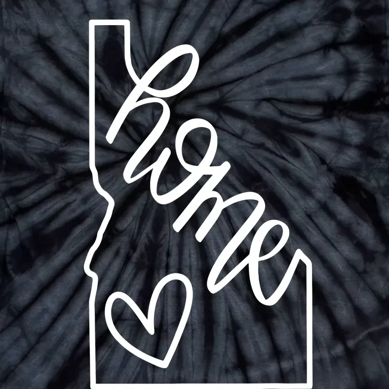 Home State Idaho Home Handlettered Graphic Tie-Dye T-Shirt