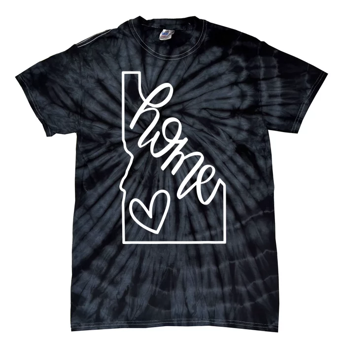 Home State Idaho Home Handlettered Graphic Tie-Dye T-Shirt