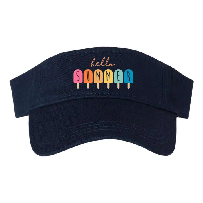 Hello Summer Ice Cream Valucap Bio-Washed Visor