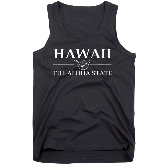 Hawaii Souvenir Keepsake The Aloha State For Adult Tank Top