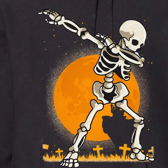 Halloween Shirts Kids Girl Dabbing Skeleton Costume Premium Hoodie