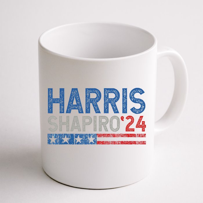 Harris Shapiro2024 Kamala Harris Josh Shapiro 24 Front & Back Coffee Mug