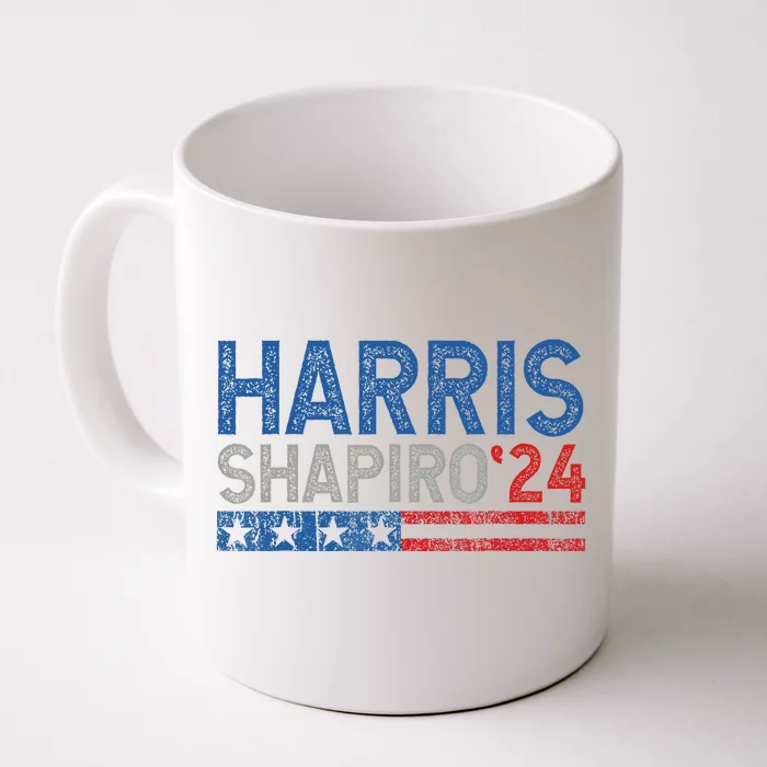 Harris Shapiro2024 Kamala Harris Josh Shapiro 24 Front & Back Coffee Mug