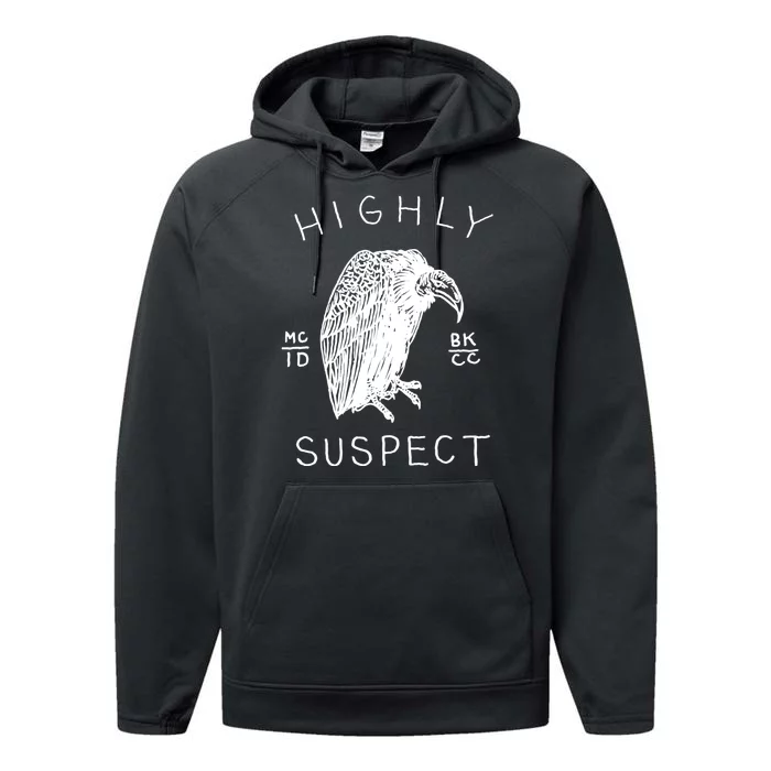 Highly Suspect Logo Cover Performance Fleece Hoodie