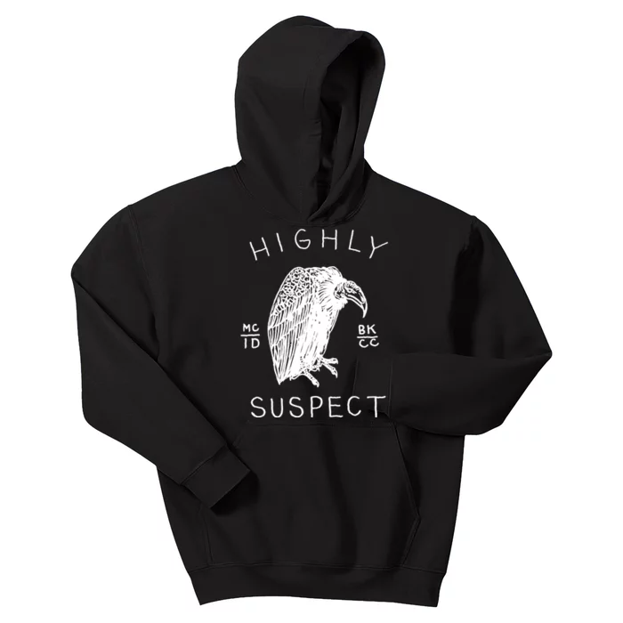 Highly Suspect Logo Cover Kids Hoodie