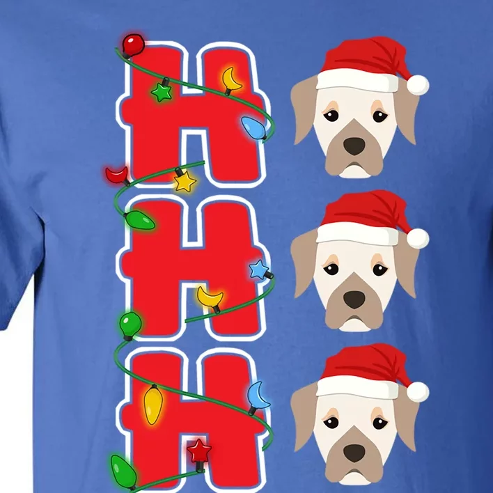 HoHoHo Santa Labrador Retriever Christmas Gift Tall T-Shirt