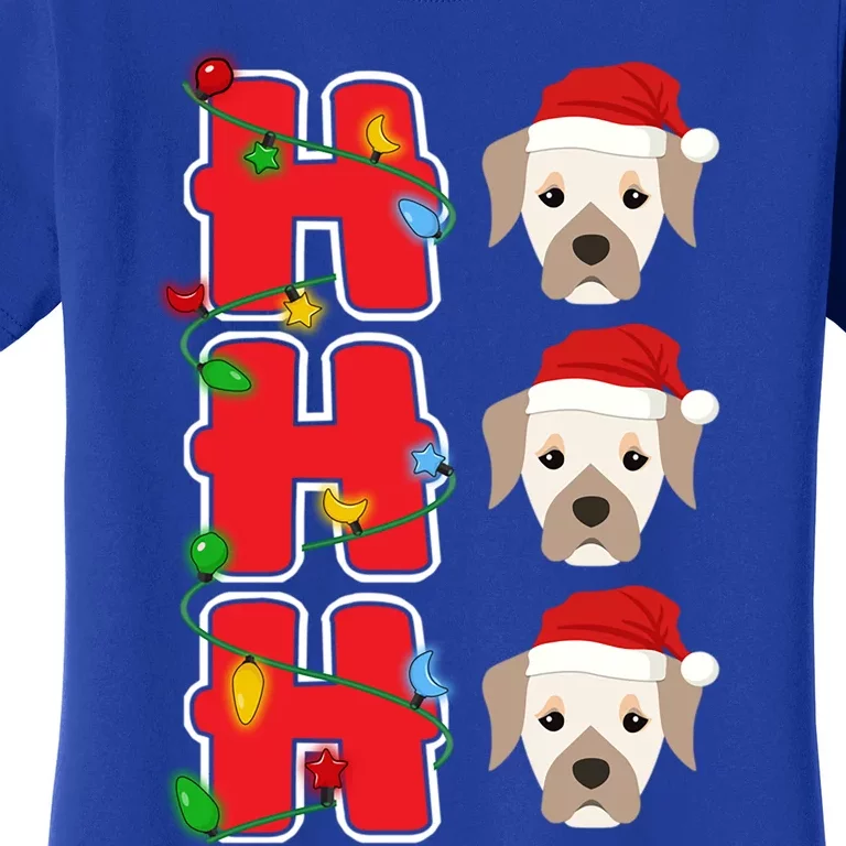 HoHoHo Santa Labrador Retriever Christmas Gift Women's T-Shirt