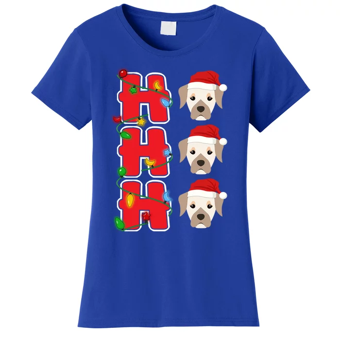 HoHoHo Santa Labrador Retriever Christmas Gift Women's T-Shirt