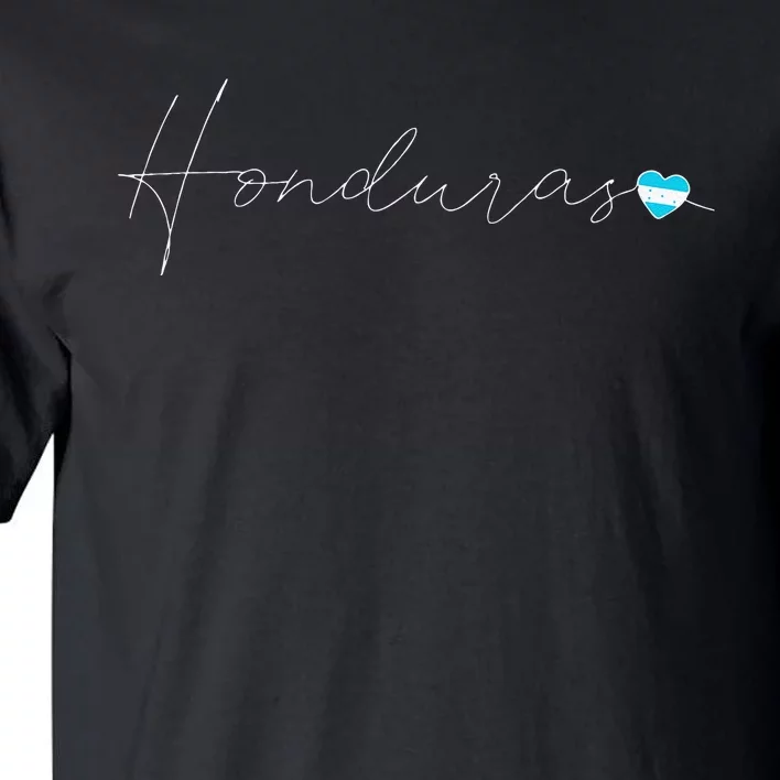 Honduras Simple Love Honduran Flag Heart On Honduras Tall T-Shirt