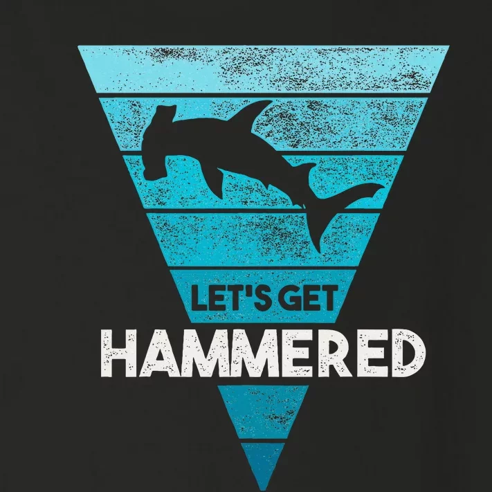 Hammerhead Shark LetS Get Hammered All Week Toddler Long Sleeve Shirt