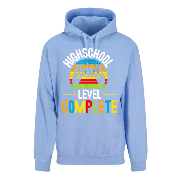 High School Level Complete Graduation Gamer Grad Student Unisex Surf Hoodie