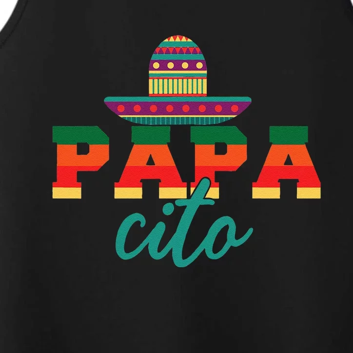 Hispanic Spanish Latin Father Latino Papa Cito Fathers Day Performance Tank