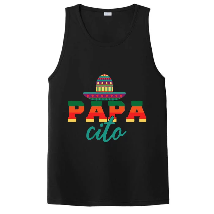 Hispanic Spanish Latin Father Latino Papa Cito Fathers Day Performance Tank