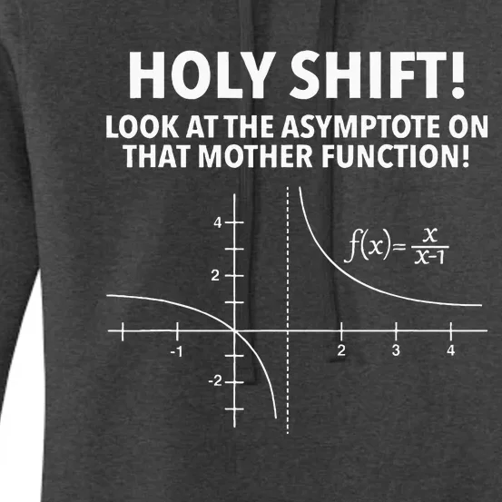 Holy Shift Look At The Asymptote On That Mother Function Women's Pullover Hoodie